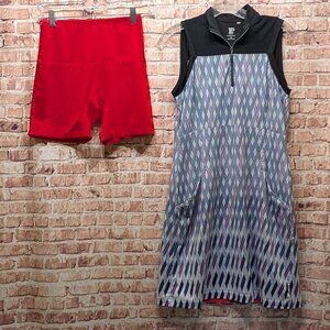 EP New York Golf Dress with Shorts Set Size Small